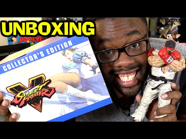STREET FIGHTER 5 Collector's Edition Ryu Statue UNBOXING
