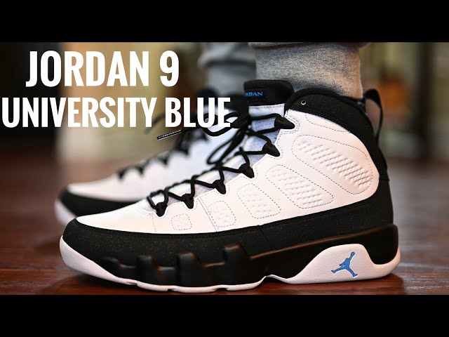 JORDAN 9 UNIVERSITY BLUE REVIEW AND ON FEET | IS THIS THE BEST JORDAN 9 EVER?