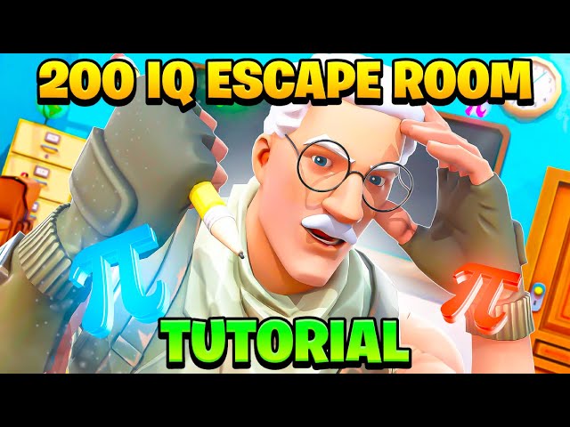 Fortnite 200 IQ Escape Room Tutorial! Map Code: 2977-2346-8936