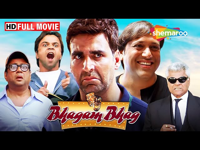 Akshay Kumar Govinda  Ki Superhit Comedy Film | Bhagam Bhag Full Movie | HD