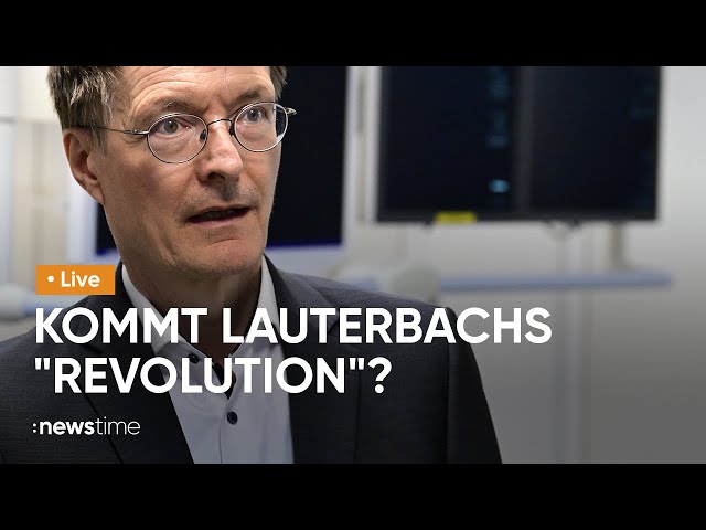LIVE: Lauterbach stellt große Krankenhausreform vor