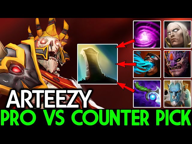 ARTEEZY [Wraith King] This is Way Pro Against Counter Pick Dota 2