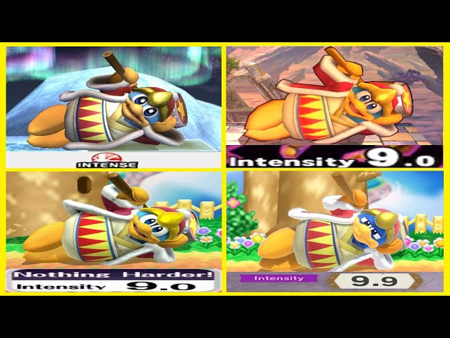 All Super Smash Bros. Classic Modes (Brawl to Ultimate) with King Dedede (Hardest Difficulty)