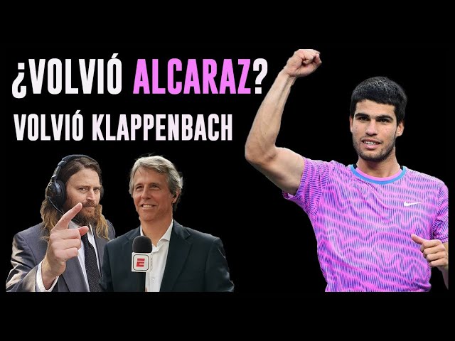 Alcaraz campeón de Indian Wells - Diego Amuy y Ale Klappenbach #alcaraz