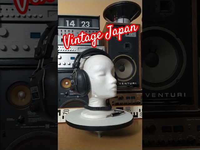 Vintage stereo headphones Japan @Angelicaaudio