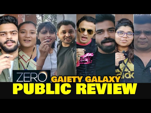 Zero Movie PUBLIC REVIEW At Gaiety Galaxy | Shahrukh Khan, Katrina Kaif, Anushka Sharma