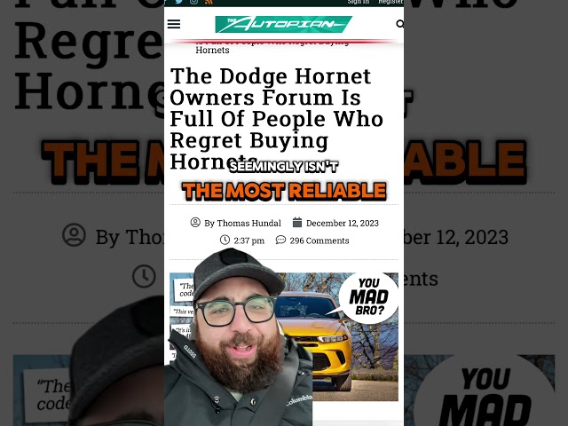 RIP Dodge Hornet #dodge #suv #alfaromeo