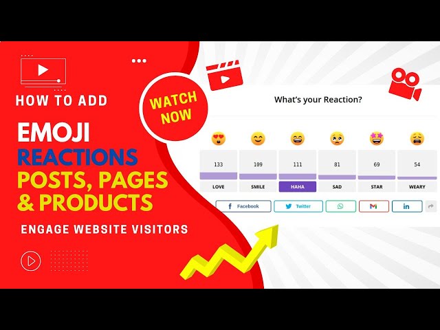How to add Emoji Reaction on Pages, Posts and Products | Collect Visitor Reactions | Social Sharing