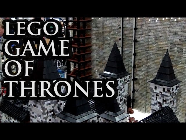 LEGO Castle Black / The Wall | Game of Thrones | Brickworld Chicago 2016