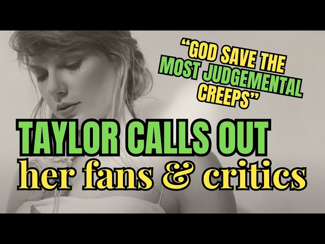 taylor swift came for us (and everyone)...