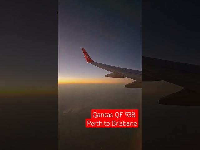 Qantas 737-800 Economy - QF 938 Perth to Brisbane #shorts