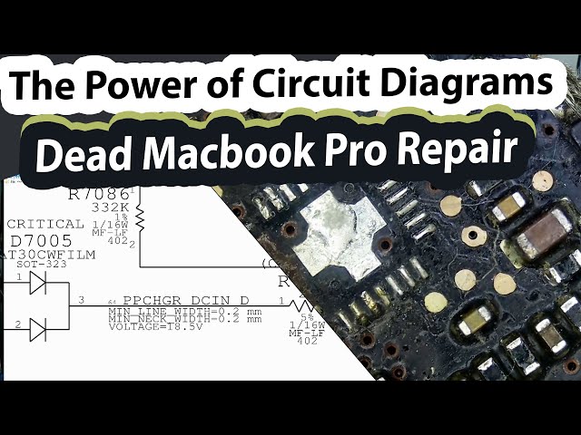 2012 MacBook Pro Laptop No Power Repair using schematics and circuit board diagram.