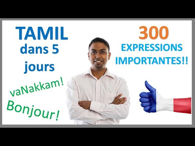 Apprendre le tamoul en 5 jours - Conversation pour les débutants