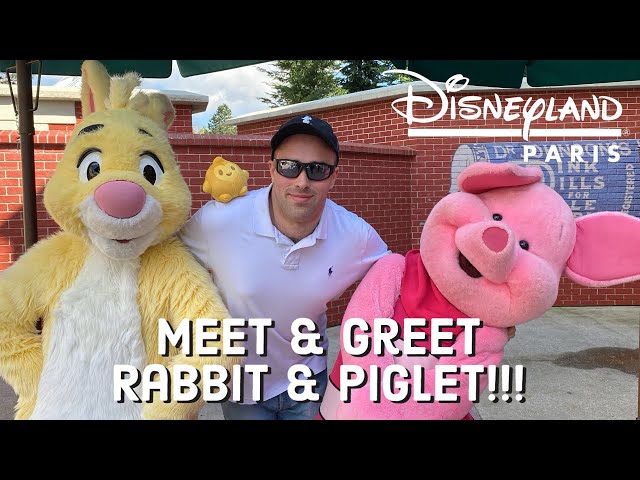 Disneyland Paris (March 2024): Meet & Greet Piglet & Rabbit (Winnie the Pooh)
