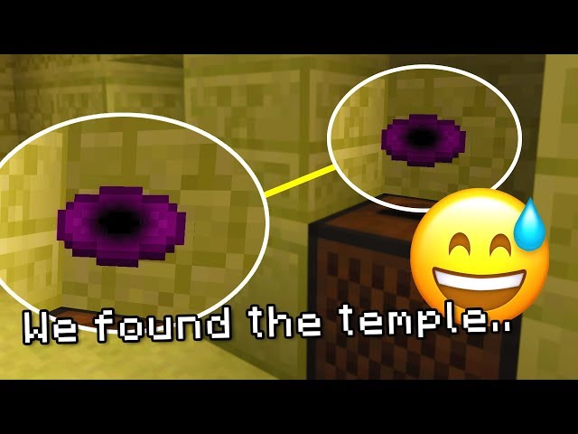 The Minecraft Disc 24 Temple.. (WE FOUND IT AND IT'S CREEPY)