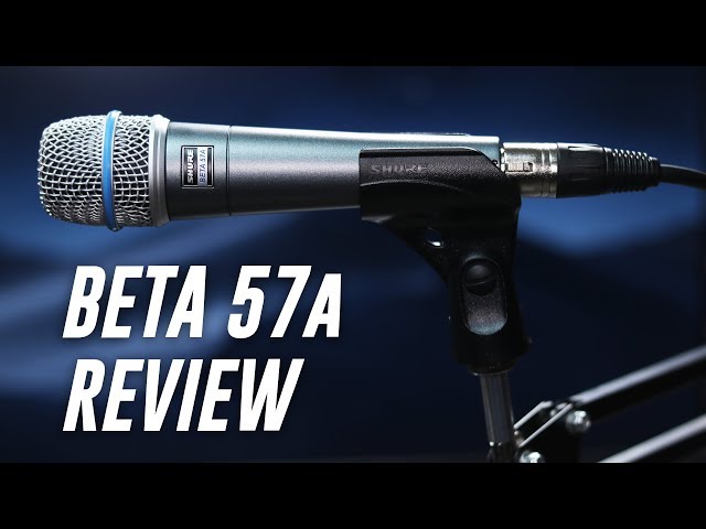 Shure Beta 57a Dynamic Mic Review / Test