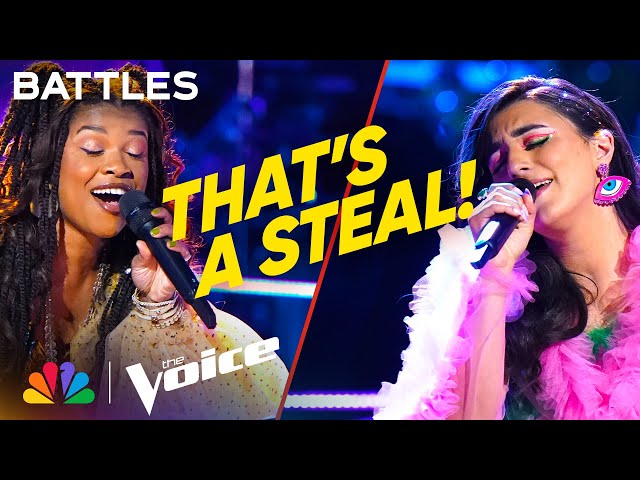 Kate Cosentino vs. Tiana Goss on Cyndi Lauper's "Girls Just Want to Have Fun" | The Voice Battles