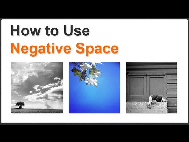 Photography Tips - Negative Space in Photography