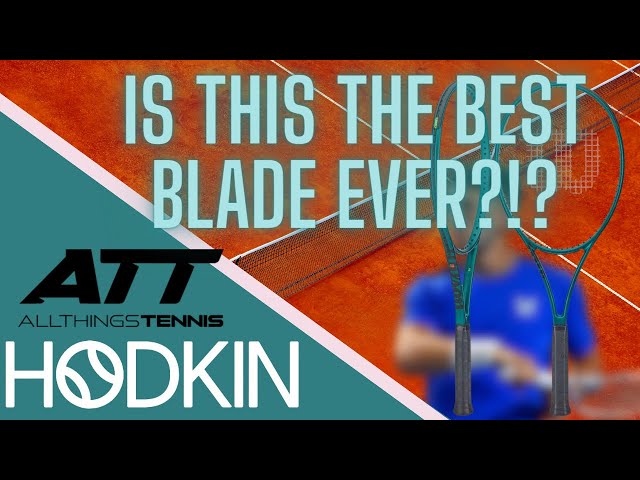 Is this the best blade ever?!? (Wilson blade v9 racket review)