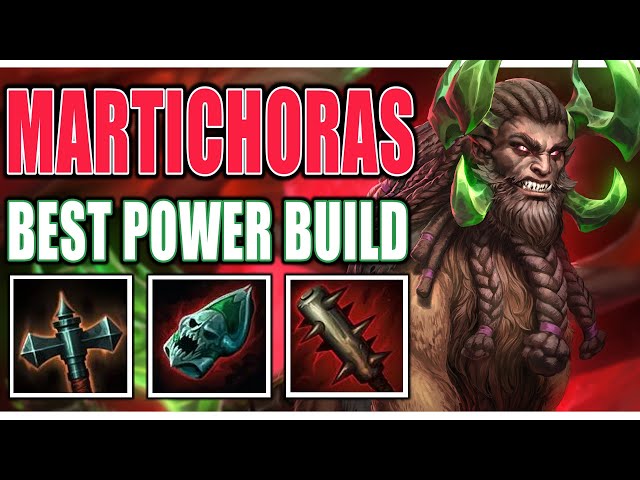 BEST MARTICHORAS BUILD | Smite Martichoras Gameplay