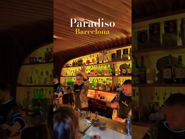 Best Bar in Barcelona | The Paradiso #paradiso #bar #youtubeshorts