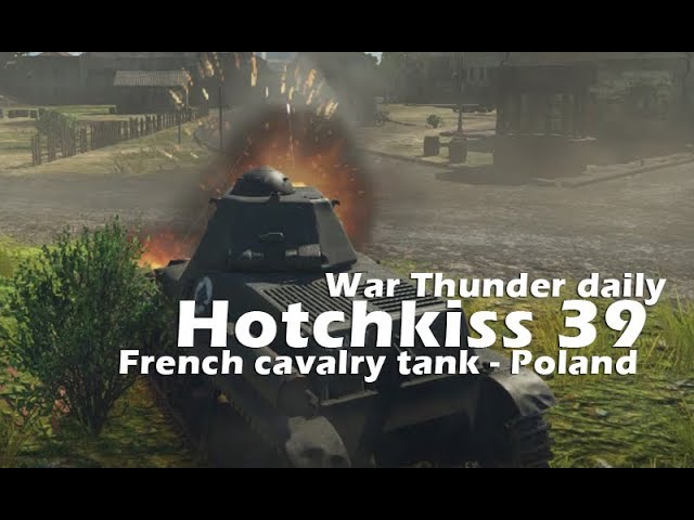Hotchkiss H.39 French cavalry tank - Poland