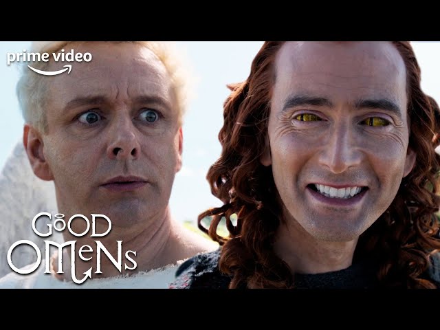 Crowley and Aziraphale's First Scene | Good Omens | Prime Video