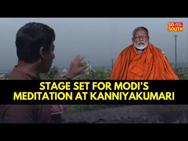 Stage Set for PM Modi's Touchdown at Kanniyakumari for Meditation | SoSouth