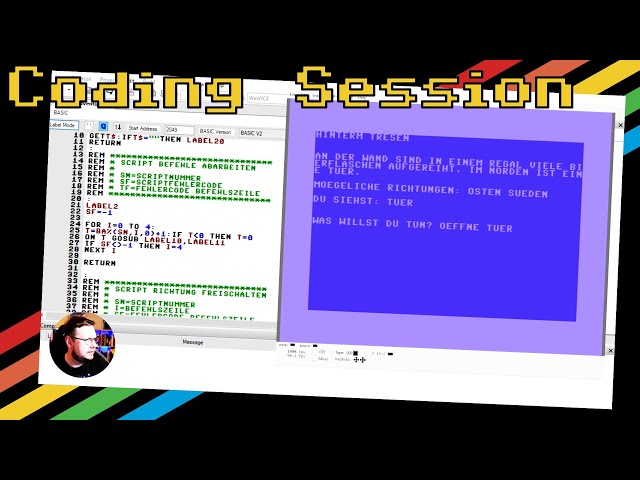 Entwicklung einer Text-Adventure Script-Engine für den C64 - im C64 Studio