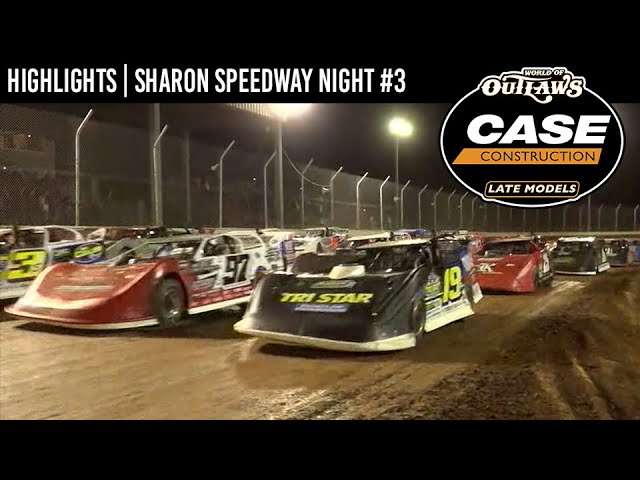 World of Outlaws CASE Late Models | Battle at the Border Sharon Speedway | May 27, 2023 | HIGHLIGHTS