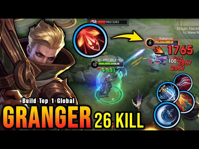 NEW META?! 26 Kills Granger Attack Speed & Critical Build - Build Top 1 Global Granger ~ MLBB