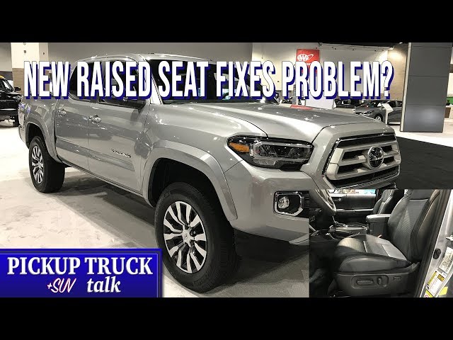 Quick Test: New 2020 Toyota Tacoma Raised Driver's Seat