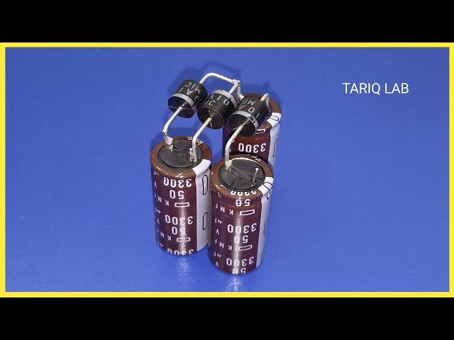How to make a voltage tripler circuit | voltage multiplier