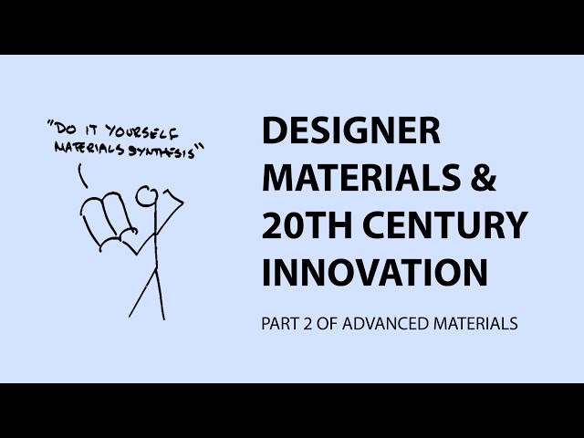 Designer Materials and 20th Century Innovation | Advanced Materials Part 2 | Andrew Maynard
