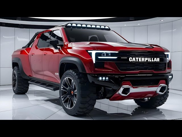 The Ultimate Monster Pickup: Caterpillar Pickup Truck 2025 Model Unveiled"