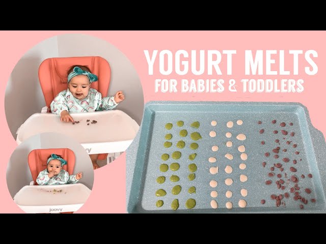 YOGURT MELTS FOR BABIES - BABY LED WEANING - TEETHING RELIEF @MamaTried