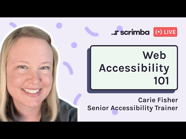 Ask an Expert: Web Accessibility 101 | A11Y