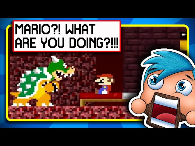 Mario and Bowser are stuck in Minecraft?!• BTG Reacts to Level UP: MarioCraft