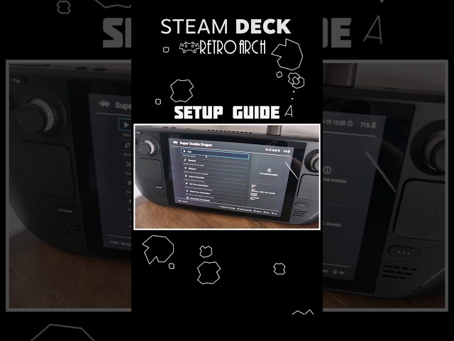 Steam Deck/Retroarch Setup Guide 2023 #retroarch #steamdeck #shorts