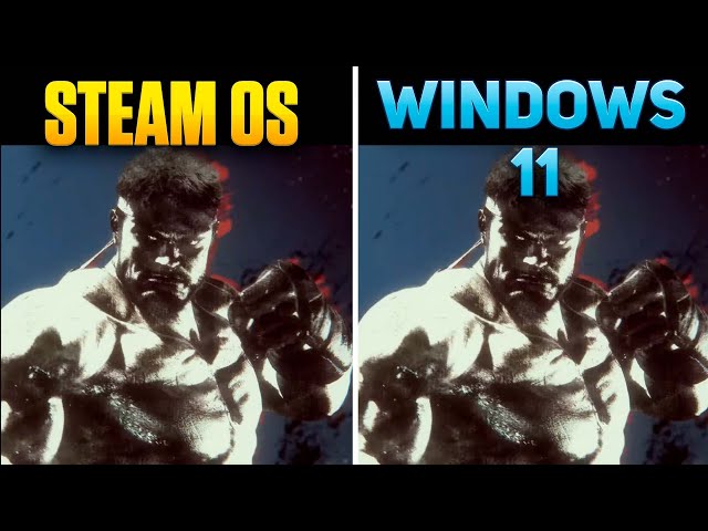 SteamOS vs Windows 11 - Street Fighter 6 - Steam Deck