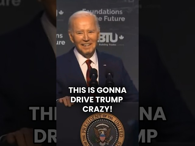 Biden MOCKS Trump in front of union workers, Crowd Roars with Laughter