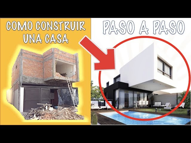 Como construir una casa PASO A PASO !!