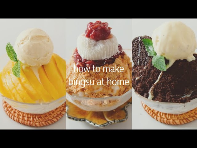 How to make Bingsu 빙수 🍨 Korean Ice cream 🇰🇷