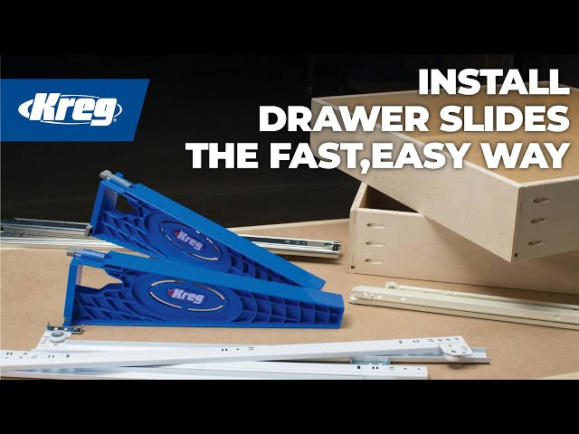 How To Install Drawer Slides The Fast, Easy Way