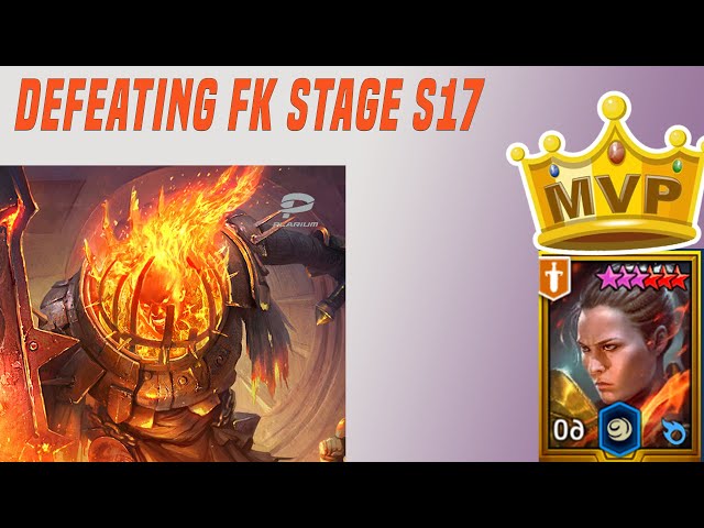 Defeat Sintranos Cursed City Stage 17 Fire Knight WITHOUT Ally Attacker! Raid Shadow Legends