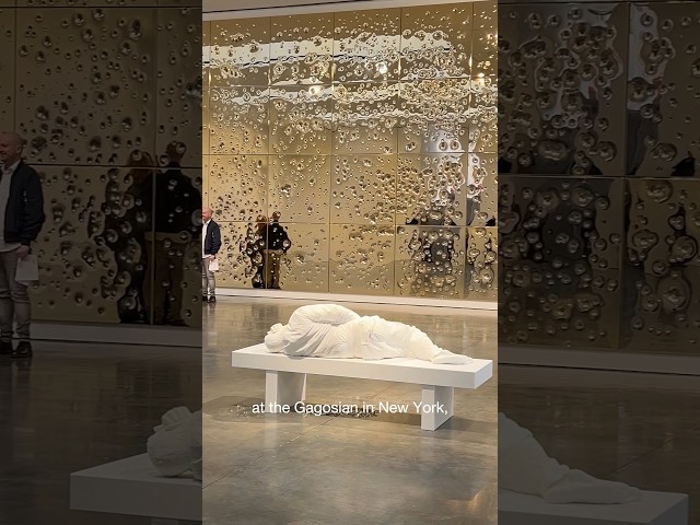 A closer look at Maurizio Cattelans new installation “Sunday” at Gagosian