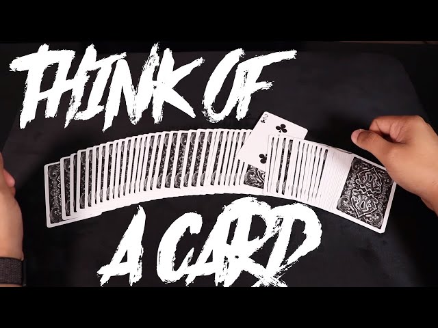 Dai Vernon's THINK OF A CARD - AMAZING EFFECT!