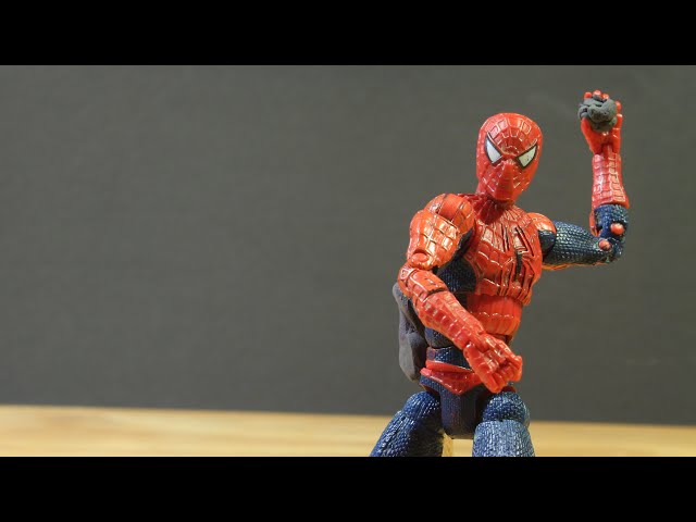 POV: spider-man puts some dirt in ur eye (stop motion) #shorts