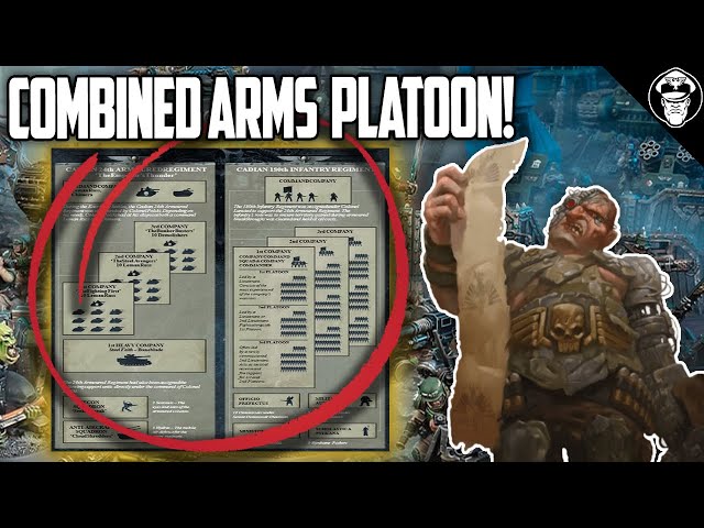 Combined Arms Platoons! Advanced Guard Tactics | Astra Militarum | Warhammer 40,000