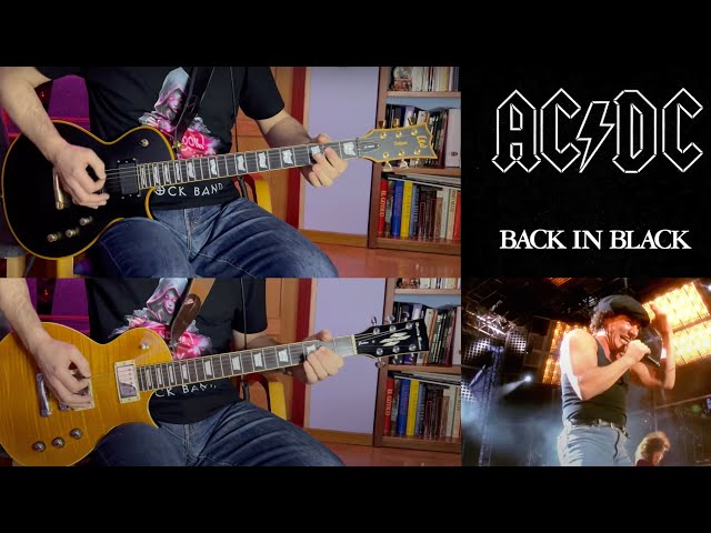 ACDC - Back in Black (Live version) Guitar Cover